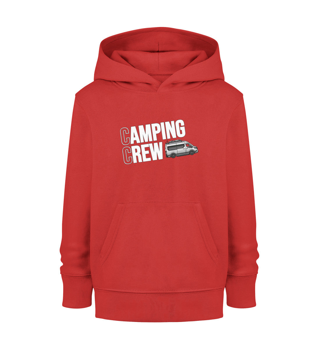 Vanlife Camping Crew - Kinder Organic Hoodie - LazyDonkeyDesign 