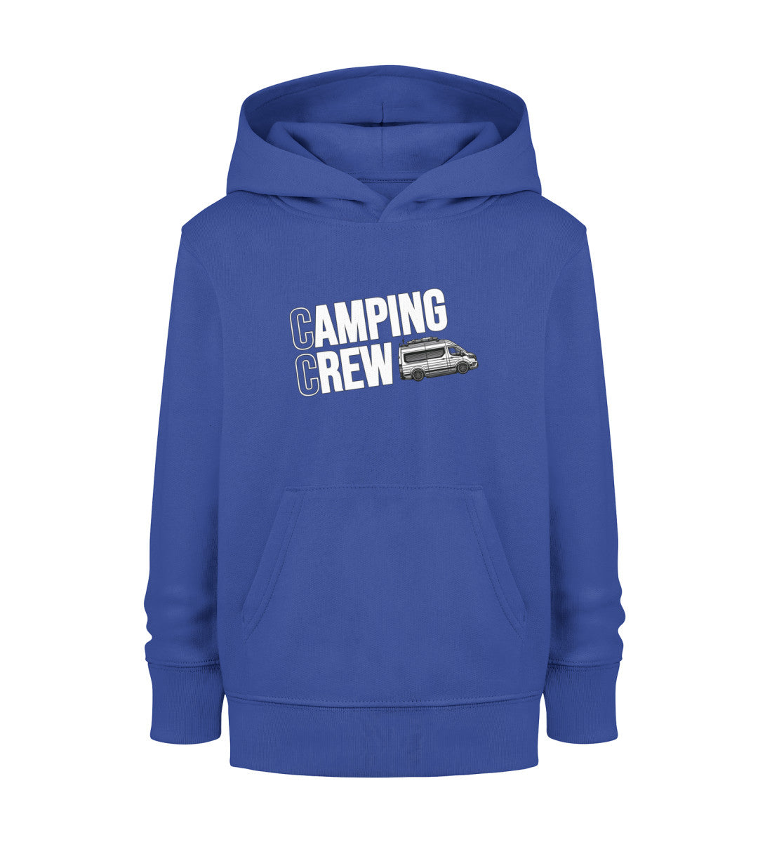 Vanlife Camping Crew - Kinder Organic Hoodie - LazyDonkeyDesign 