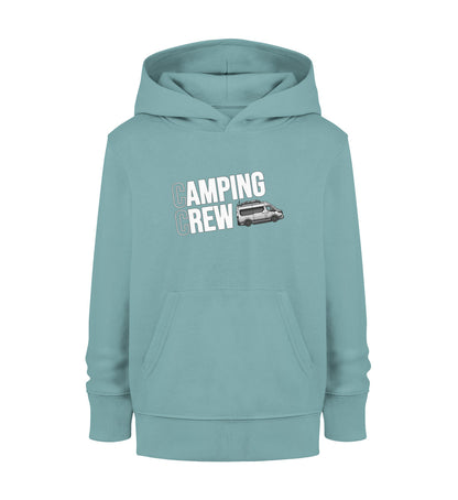 Vanlife Camping Crew - Kinder Organic Hoodie - LazyDonkeyDesign 