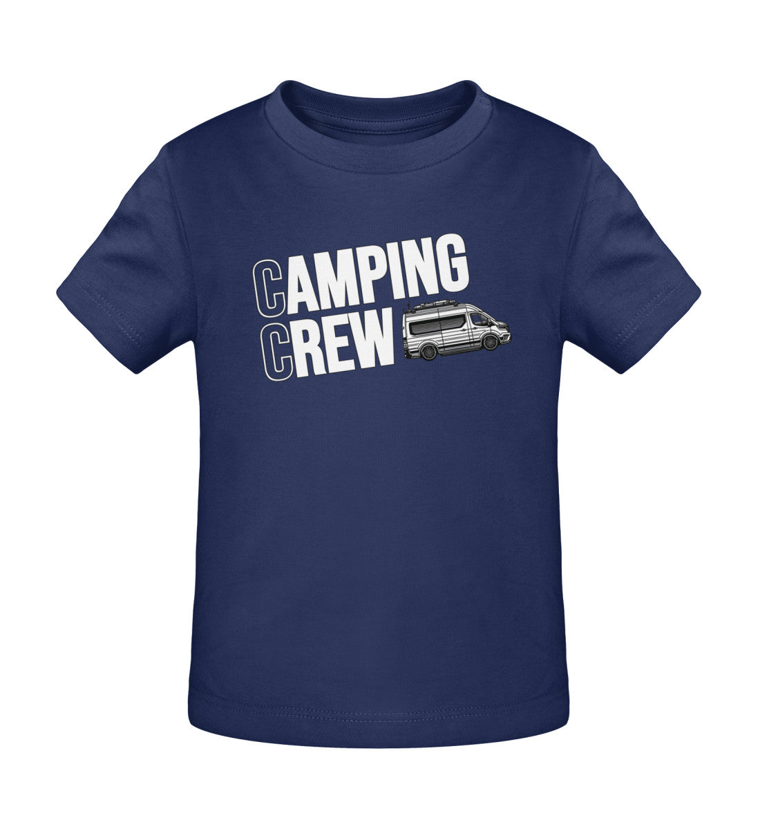 Vanlife Camping Crew - Baby Organic Shirt - LazyDonkeyDesign 
