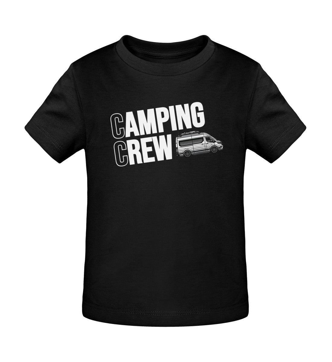 Vanlife Camping Crew - Baby Organic Shirt - LazyDonkeyDesign 