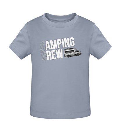 Vanlife Camping Crew - Baby Organic Shirt - LazyDonkeyDesign 