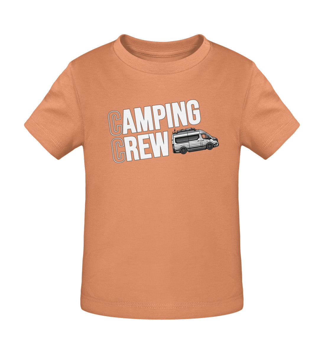 Vanlife Camping Crew - Baby Organic Shirt - LazyDonkeyDesign 