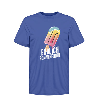 Endlich Sommerferien - Kinder Organic Shirt - LazyDonkeyDesign 