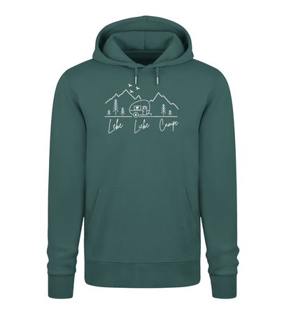 Lebe Liebe Campe - Damen Organic Hoodie - LazyDonkeyDesign 