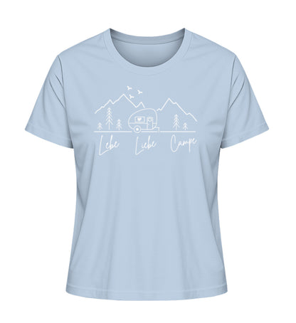 Lebe Liebe Campe - Damen Organic Shirt - LazyDonkeyDesign 