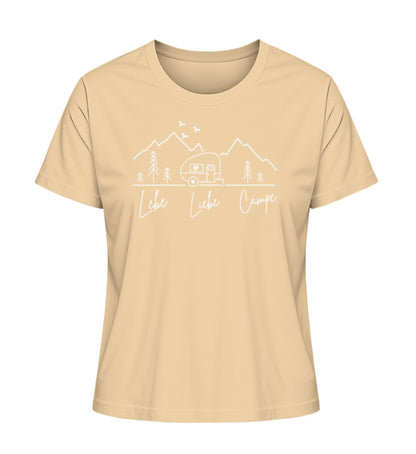 Lebe Liebe Campe - Damen Organic Shirt - LazyDonkeyDesign 