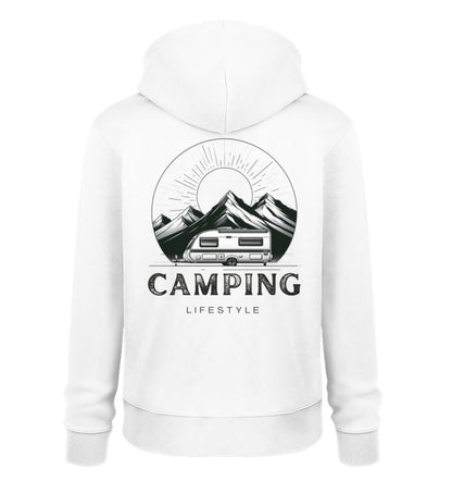 Camping Lifestyle - Herren Organic Hoodie - LazyDonkeyDesign 