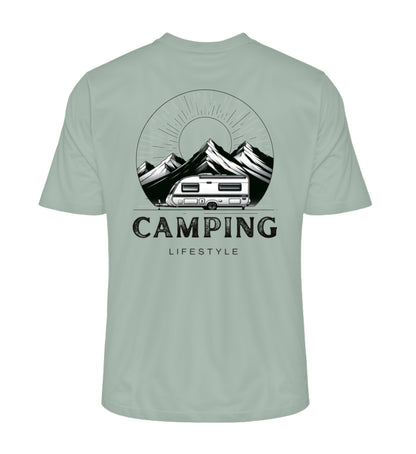 Camping Lifestyle - Herren Organic Shirt - LazyDonkeyDesign 