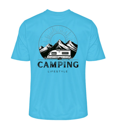 Camping Lifestyle - Herren Organic Shirt - LazyDonkeyDesign 