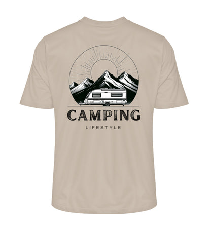 Camping Lifestyle - Herren Organic Shirt - LazyDonkeyDesign 