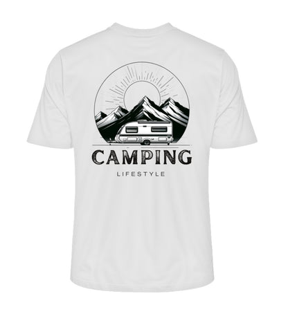 Camping Lifestyle - Herren Organic Shirt - LazyDonkeyDesign 