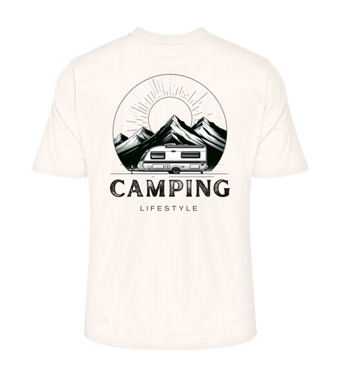 Camping Lifestyle - Herren Organic Shirt - LazyDonkeyDesign 