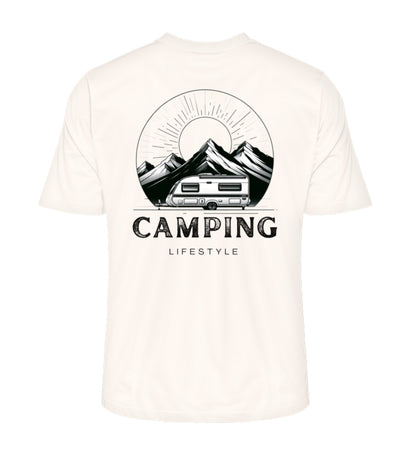 Camping Lifestyle - Herren Organic Shirt - LazyDonkeyDesign 