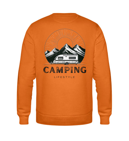Camping Lifestyle - Herren Organic Sweatshirt - LazyDonkeyDesign 