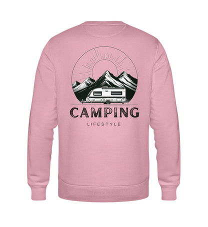 Camping Lifestyle - Herren Organic Sweatshirt - LazyDonkeyDesign 
