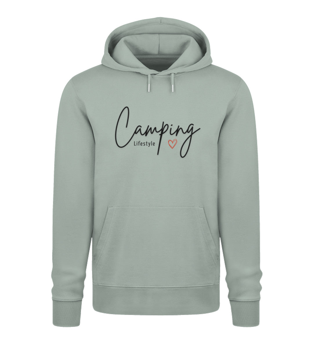 Camping Lifestyle Liebe - Damen Organic Hoodie - LazyDonkeyDesign 