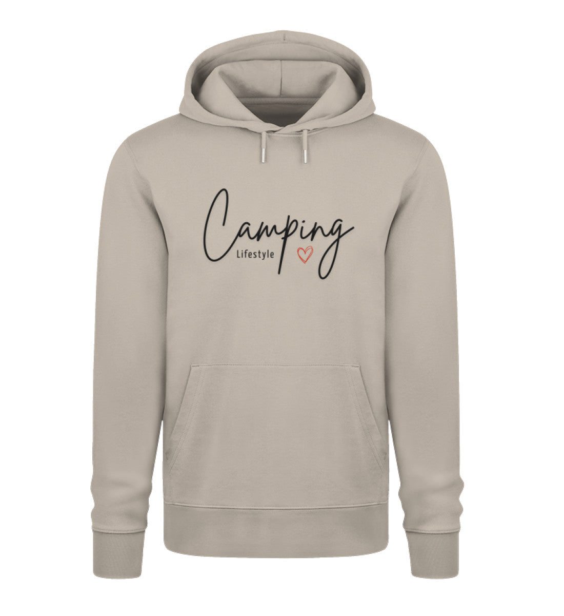 Camping Lifestyle Liebe - Damen Organic Hoodie - LazyDonkeyDesign 