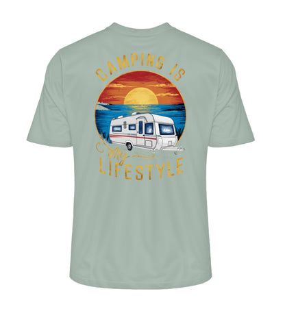 Camping my Lifestyle - Herren Organic Shirt - LazyDonkeyDesign 