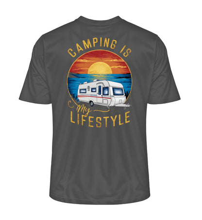 Camping my Lifestyle - Herren Organic Shirt - LazyDonkeyDesign 