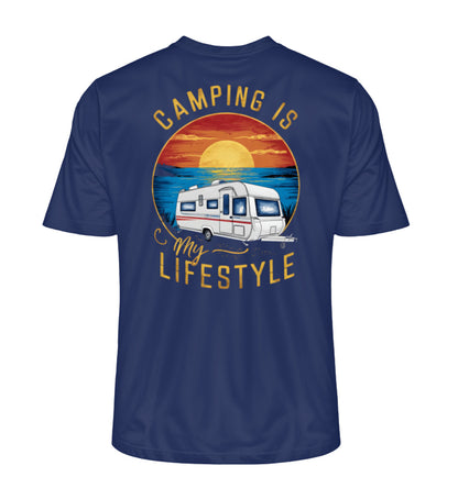 Camping my Lifestyle - Herren Organic Shirt - LazyDonkeyDesign 