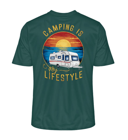 Camping my Lifestyle - Herren Organic Shirt - LazyDonkeyDesign 