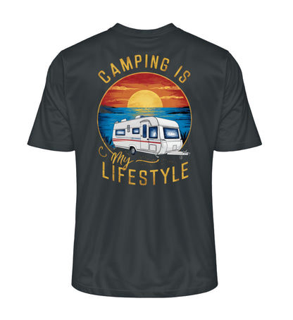 Camping my Lifestyle - Herren Organic Shirt - LazyDonkeyDesign 