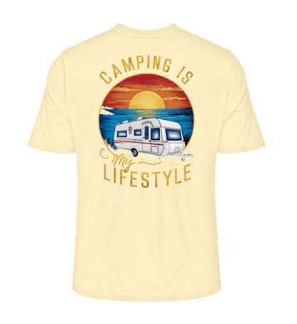 Camping my Lifestyle - Herren Organic Shirt - LazyDonkeyDesign 
