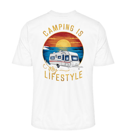 Camping my Lifestyle - Herren Organic Shirt - LazyDonkeyDesign 