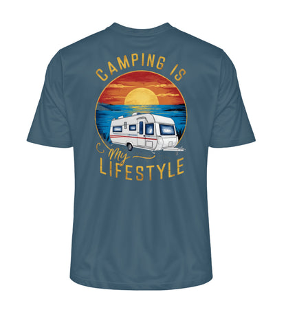 Camping my Lifestyle - Herren Organic Shirt - LazyDonkeyDesign 