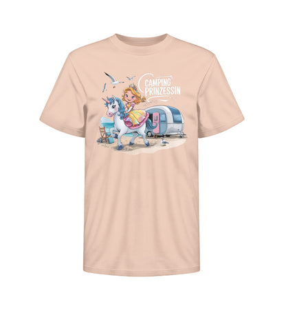 Camping Prinzessin - Kinder Organic Shirt - LazyDonkeyDesign 