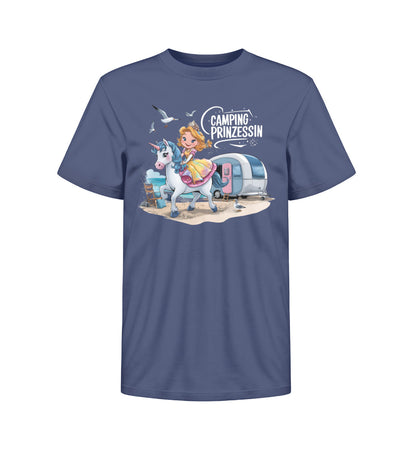 Camping Prinzessin - Kinder Organic Shirt - LazyDonkeyDesign 