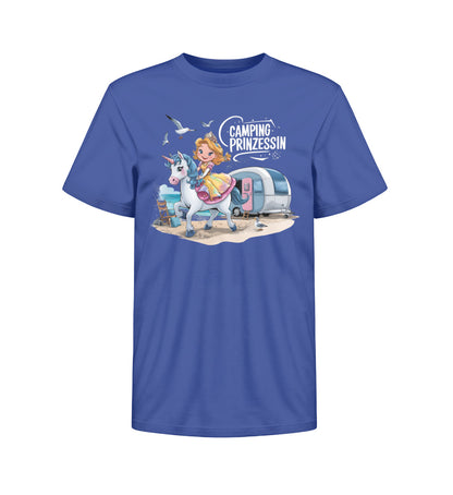 Camping Prinzessin - Kinder Organic Shirt - LazyDonkeyDesign 