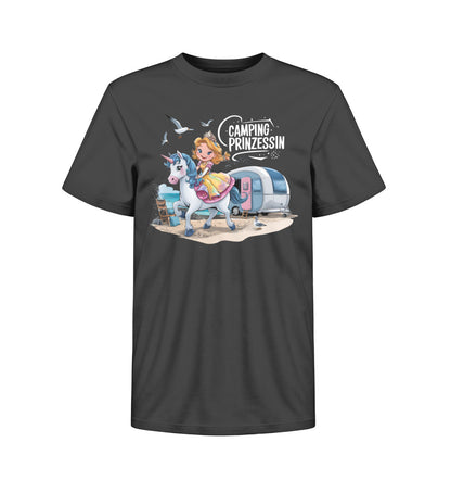 Camping Prinzessin - Kinder Organic Shirt - LazyDonkeyDesign 