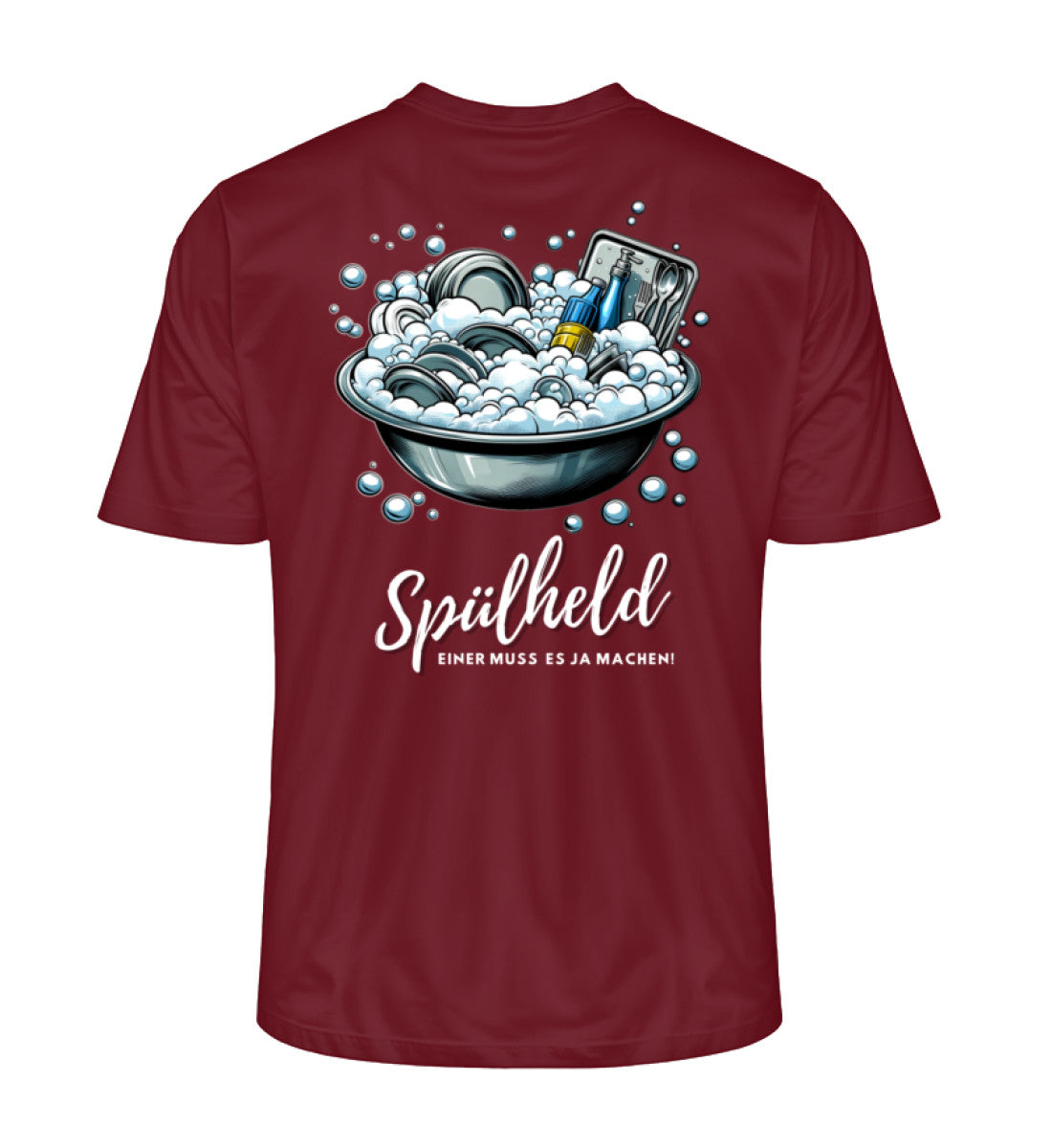 Camping Spülheld - Herren Organic Shirt - LazyDonkeyDesign 