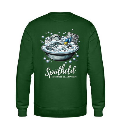 Camping Spülheld - Herren Organic Sweatshirt - LazyDonkeyDesign 