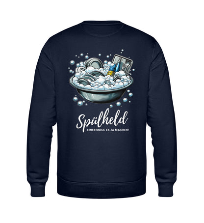 Camping Spülheld - Herren Organic Sweatshirt - LazyDonkeyDesign 