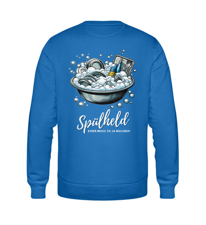 Camping Spülheld - Herren Organic Sweatshirt - LazyDonkeyDesign 