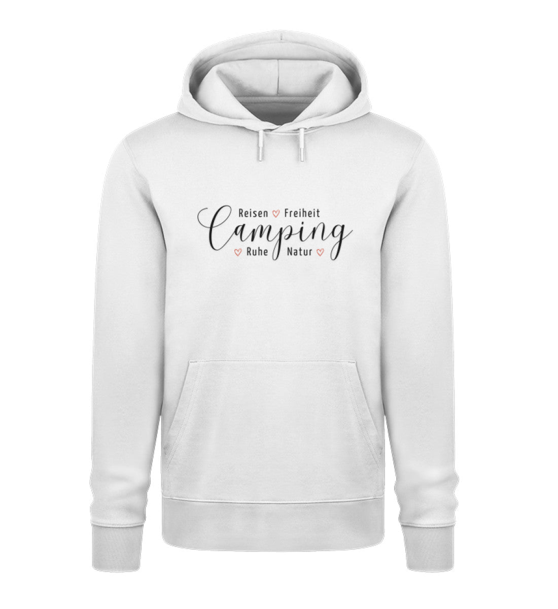 Camping Werte - Damen Organic Hoodie - LazyDonkeyDesign 