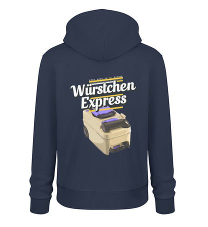 Würstchen Express - Herren Organic Hoodie - LazyDonkeyDesign 