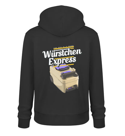 Würstchen Express - Herren Organic Hoodie - LazyDonkeyDesign 