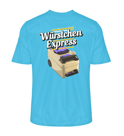 Würstchen Express - Herren Organic Shirt - LazyDonkeyDesign 