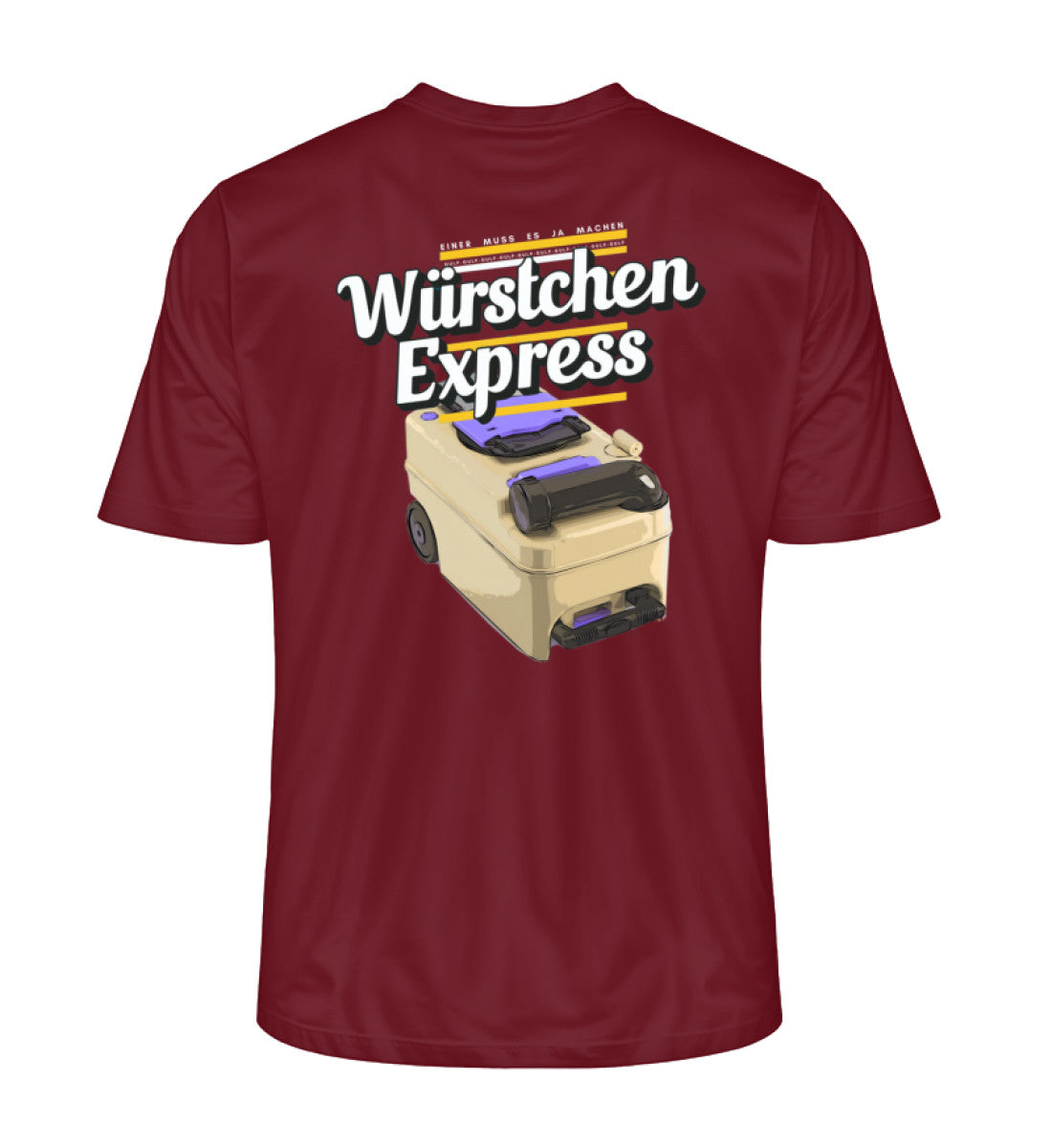 Würstchen Express - Herren Organic Shirt - LazyDonkeyDesign 