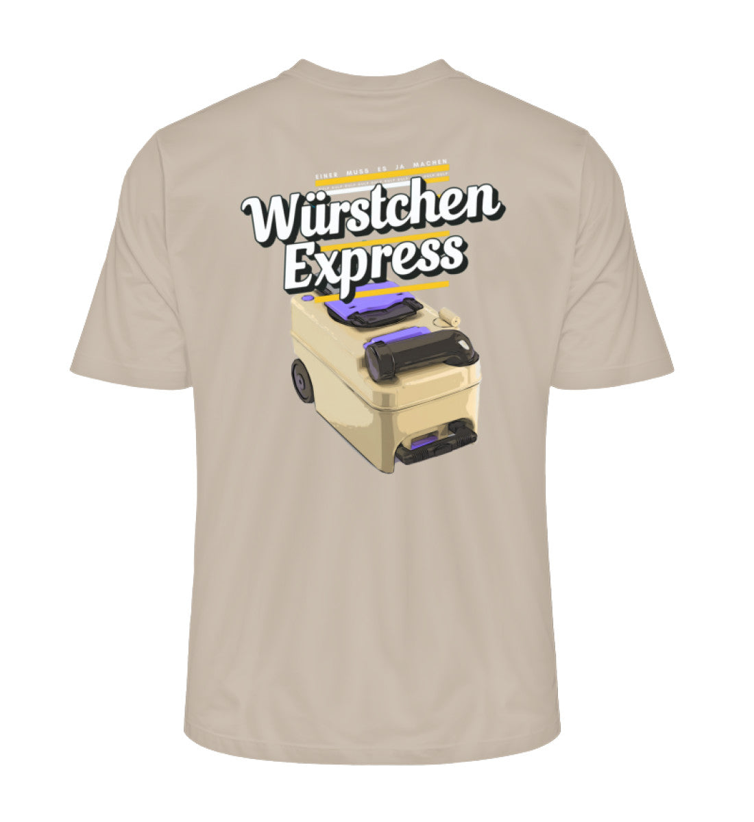Würstchen Express - Herren Organic Shirt - LazyDonkeyDesign 