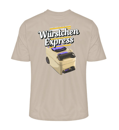 Würstchen Express - Herren Organic Shirt - LazyDonkeyDesign 