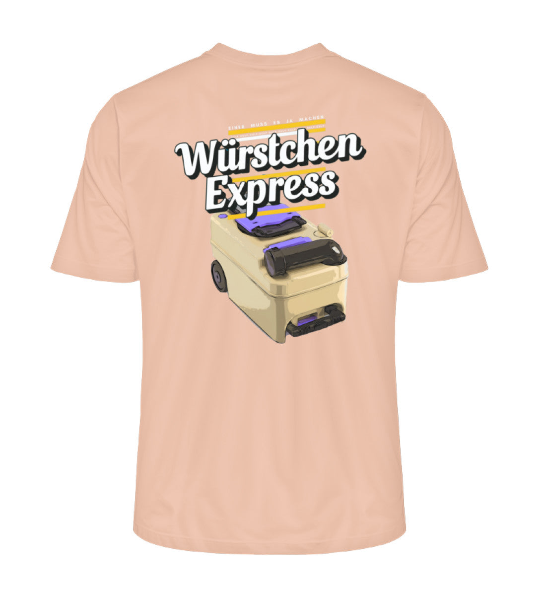 Würstchen Express - Herren Organic Shirt - LazyDonkeyDesign 