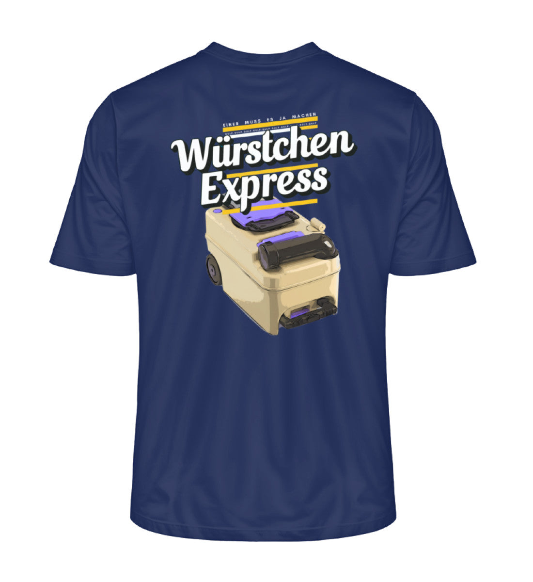 Würstchen Express - Herren Organic Shirt - LazyDonkeyDesign 