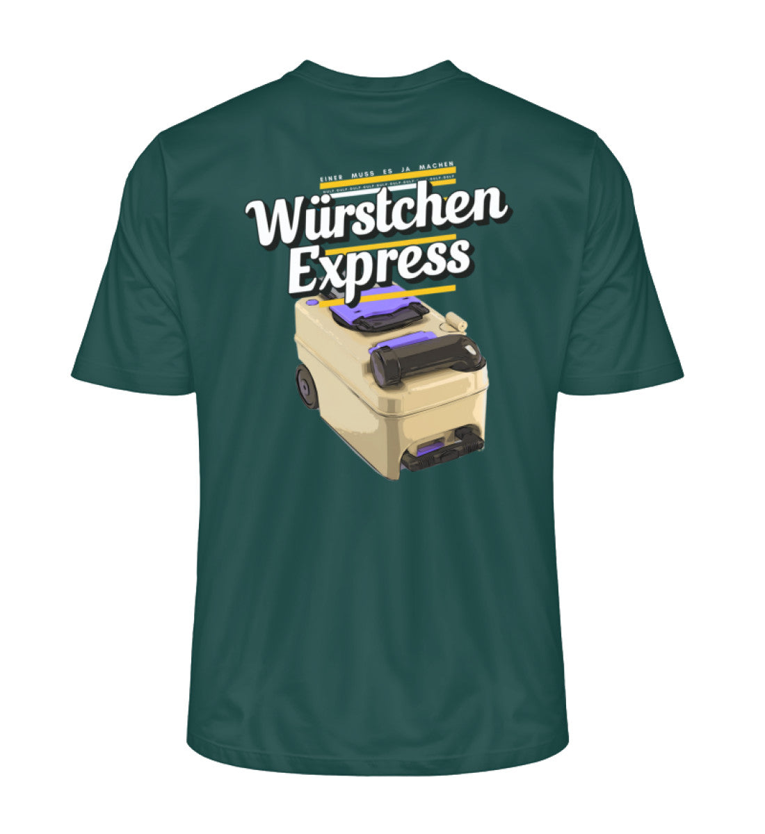 Würstchen Express - Herren Organic Shirt - LazyDonkeyDesign 