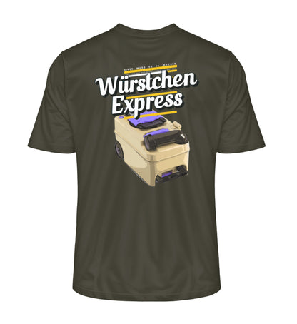 Würstchen Express - Herren Organic Shirt - LazyDonkeyDesign 