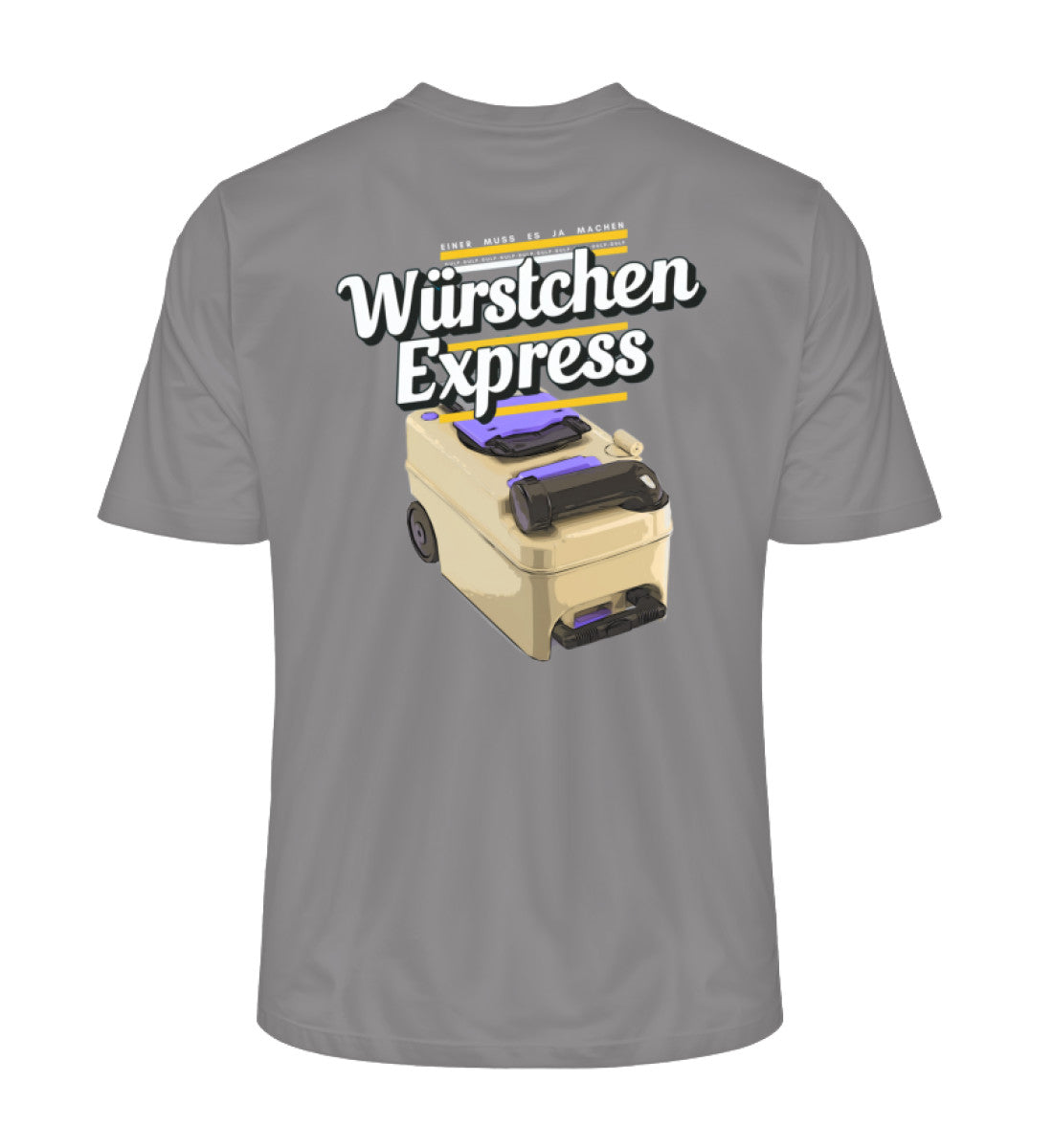 Würstchen Express - Herren Organic Shirt - LazyDonkeyDesign 